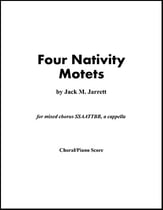 Four Nativity Motets SATB choral sheet music cover